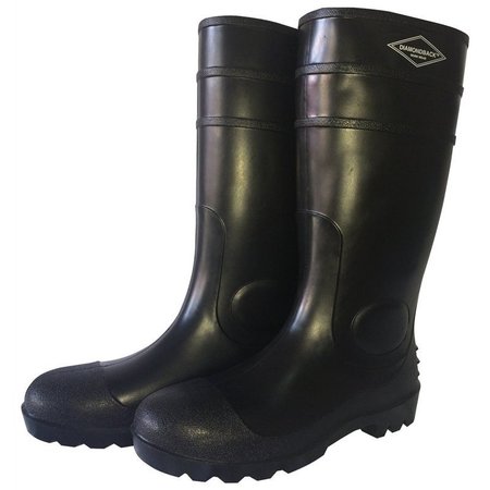 DIAMONDBACK Boot Knee Pvc Matte Blk Size 8 L-G06B8